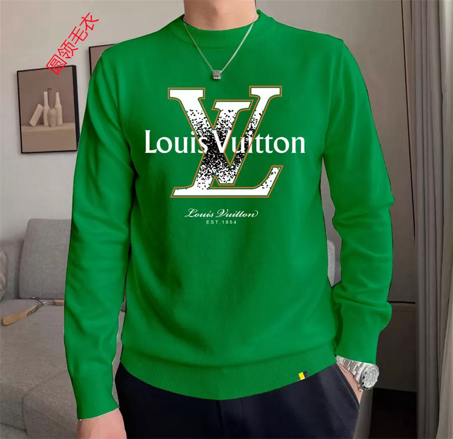 louis vuitton lv pull manches longues pour homme s_127221a